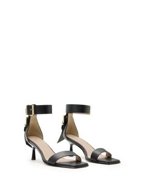 AllSaints Noir Ankle Strap Sandal - Black