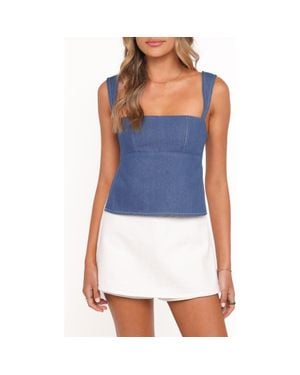 Petal & Pup Azura Sleeveless Top - Blue