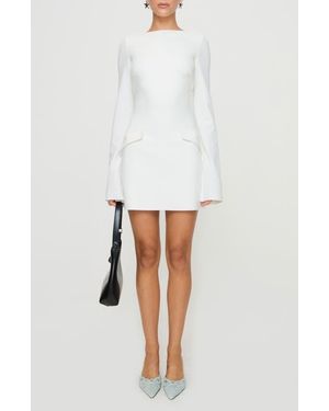Princess Polly Carters Long Sleeve Minidress - White