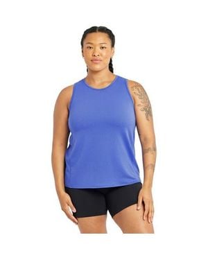 Oiselle Flyout Trail Tank Top - Blue