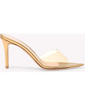 Gianvito Rossi Elle 85 Mules - White