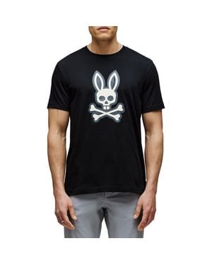 Psycho Bunny Ryder Appliqué Graphic T-Shirt - Black