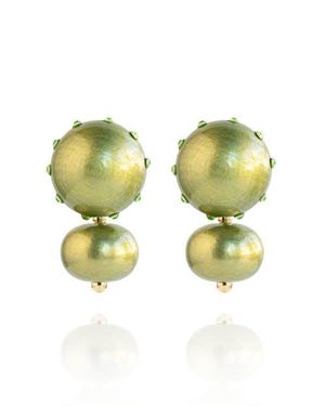 Saule Label Livia Earrings - Green