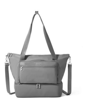 Baggallini Park Ave Overnight Tote - Gray