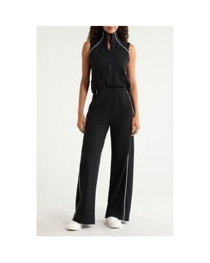 Spanx Airpiqué Jumpsuit - Black