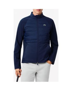 Lacoste Quilted Golf Jacket - Blue