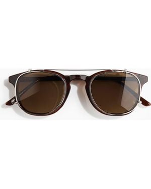 H&M 2-In-1 Polarised Sunglasses - Brown