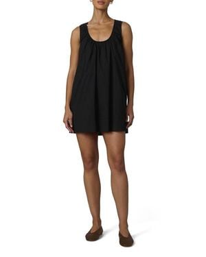 Joe's Jeans The Ana U-Neck Sleeveless Cotton Voile Minidress - Black