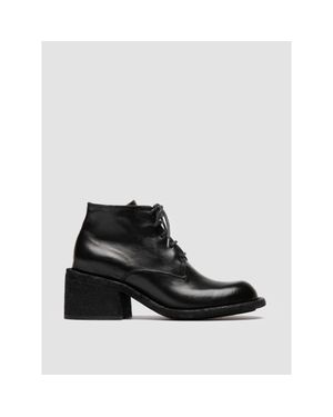 OC MARKETPLACE Wilds 001 Leather Derby Shoes - Black