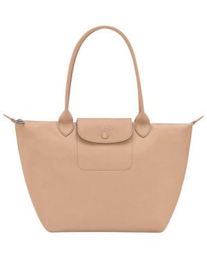 Longchamp Medium Le Pliage One Nylon Shoulder Tote - Natural
