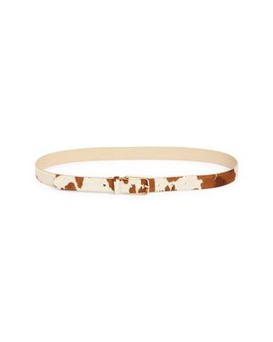 Nordstrom Yvette Genuine Calf Hair Belt - Multicolor