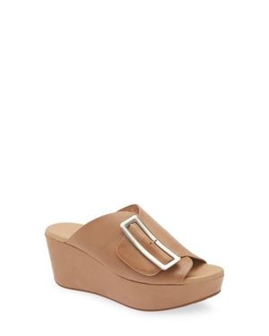 Chocolat Blu Yasha Platform Wedge Sandal - Brown