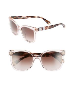 Kate Spade Kiya 53Mm Round Sunglasses - White