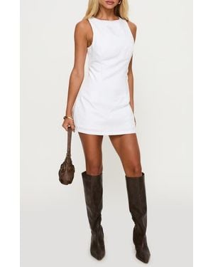 Princess Polly Yumiko Organic Cotton Skirted Romper - White