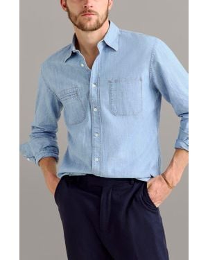 Billy Reid Field Shirt - Blue