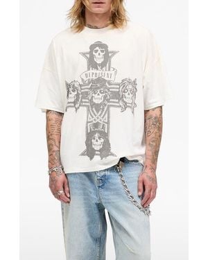 Represent G 'N' R Cotton T-Shirt - White