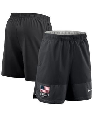 Nike Team Usa Dri-Fit Woven Shorts - Black