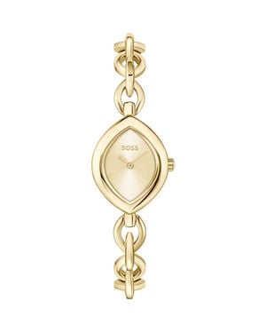 BOSS Fiora Quartz Ionic Plated Thin Steel Watch - Metallic