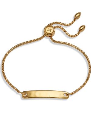 Monica Vinader Mini Havana Friendship Chain Bracelet - Metallic
