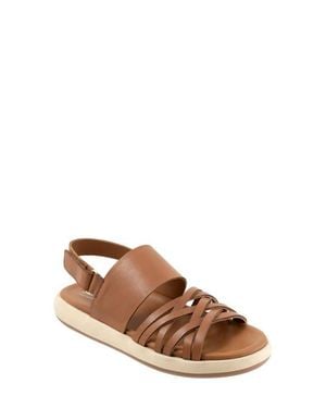 Softwalk Jewell Slingback Platform Sandal - Brown