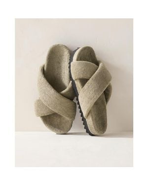 Haven Well Within Resti Criss-Cross Terry Slippers - Multicolor