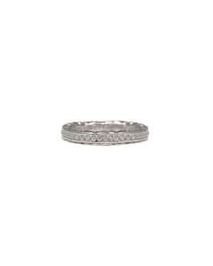 Classicharms Sophie Molten Eternity Stackable Ring - Metallic