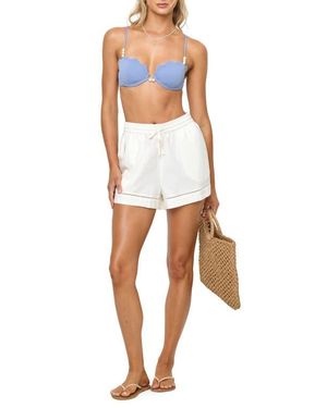 LSPACE La Mer Cover-Up Shorts - White