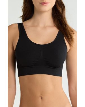 Nordstrom Seamless Tank Bralette - Black