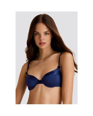 Scarlett Gasque Plunge Tallulah Bra - Blue