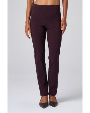 Franne Golde High-Rise Structured Stretch Tapered Pant