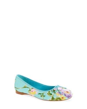 Jeffrey Campbell Kalli Sequin Flat - Blue