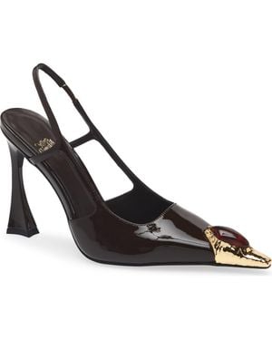 Jeffrey Campbell Sorcerer Pointed Toe Slingback Pump - Black