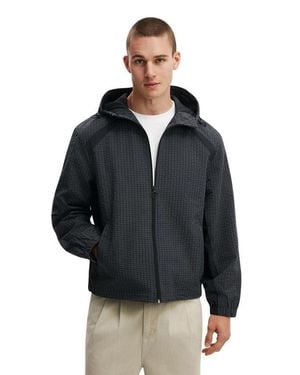 Cotton On Hooded Spray Jacket - Black