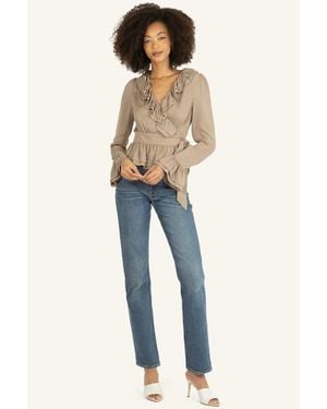 SECRET MISSION Noelle Blouse - Blue