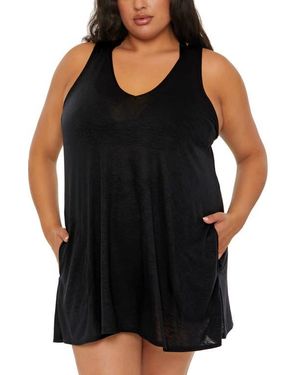 Becca Breezy Basics Cover-Up Dress - Black