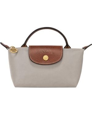 Longchamp Le Pliage Cosmetics Case - Brown