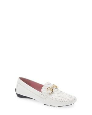 Robert Zur Perlata Driving Shoe - White