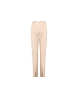Pcfg Linen Blend Free Heaven Boomerang Linen Pant - White