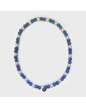 The Drip Bros Storm Drip Team Spirit Necklace - Blue
