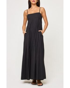 LSPACE Raveena Cotton Cover-Up Maxi Dress - Black
