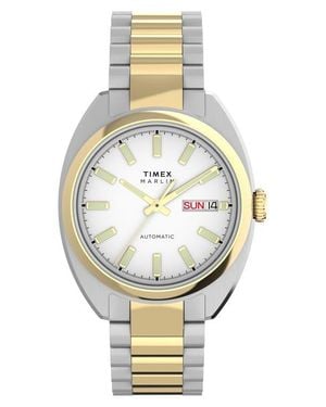 Timex Marlin Draper Automatic Bracelet Watch, 37Mm - Metallic