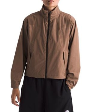 The North Face North Dome Water Repellent Wind Resistant Stretch Nylon Jacket - Brown