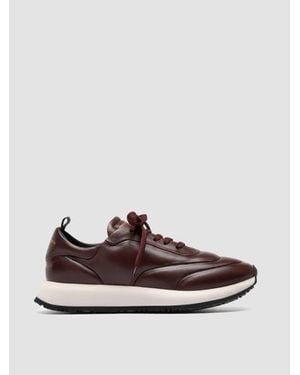 Officine Creative Solstice 101 Leather Running Sneakers - Brown