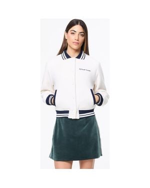 Sergio Tacchini Marisa Varsity Jacket - White