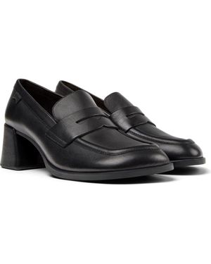 Camper Kora Penny Loafer Pump - Black
