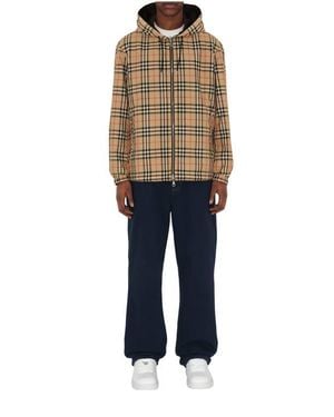 Burberry Reversible Check Jacket - Blue