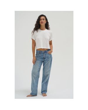 LNA Ava Cotton Tee - Blue