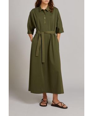 MM by Max Mara Albero Jersey Maxi Dress - Green