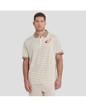 Nike Arizona Cardinals 2025 Rivalries Collection Sideline Victory Striped Dri-Fit Polo - Gray