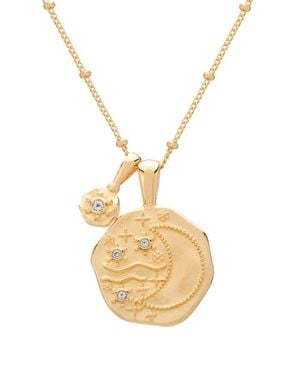 Murkani Night Sky Pendant Necklace - Metallic